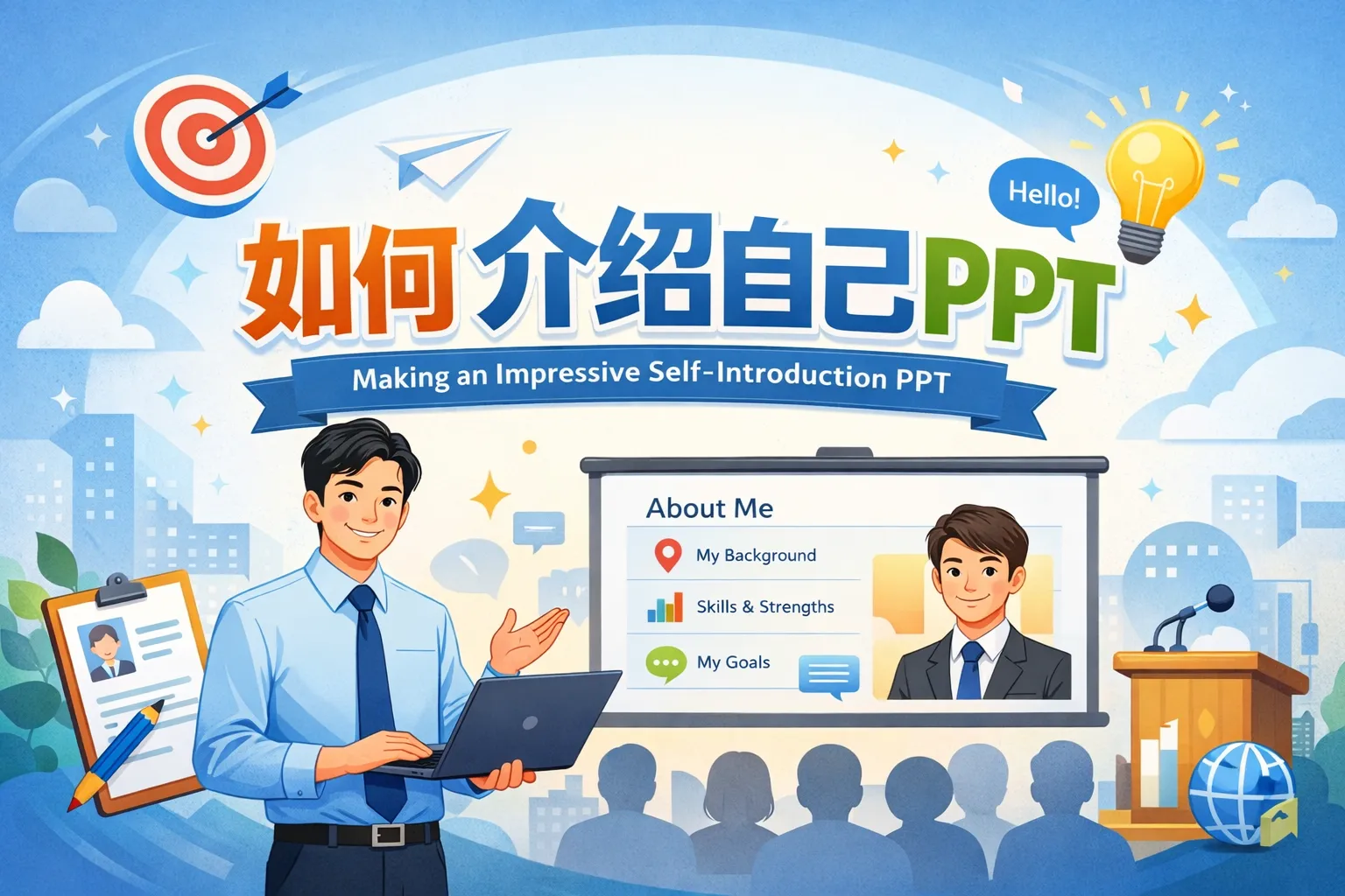 如何 介绍自己ppt