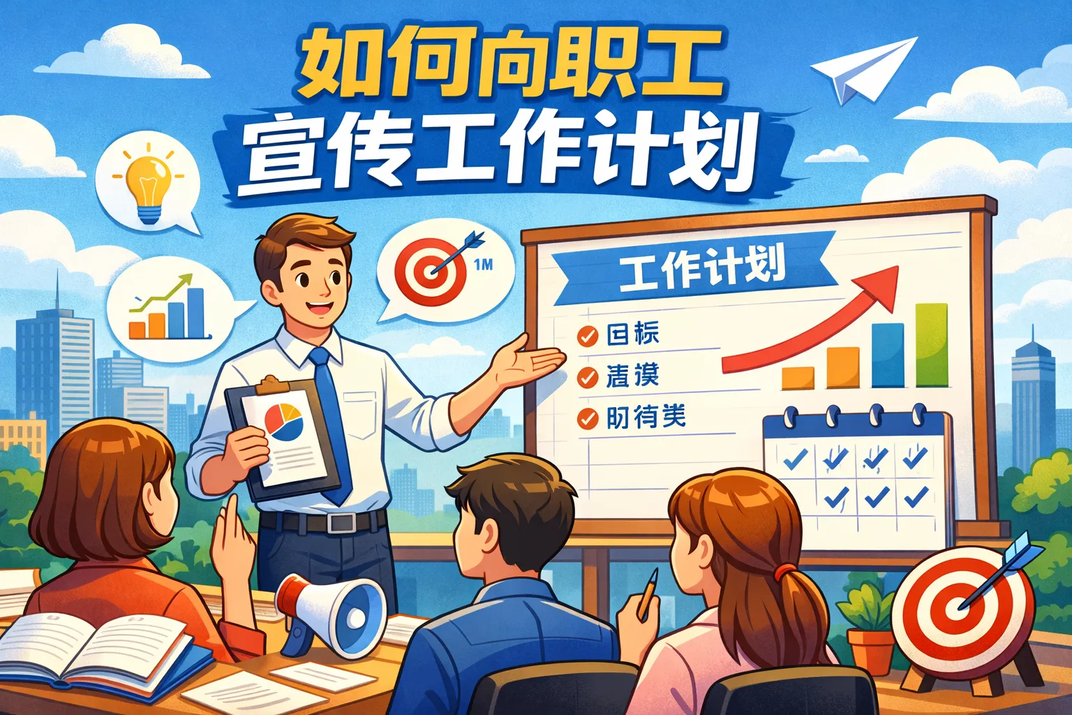 如何向职工宣传工作计划