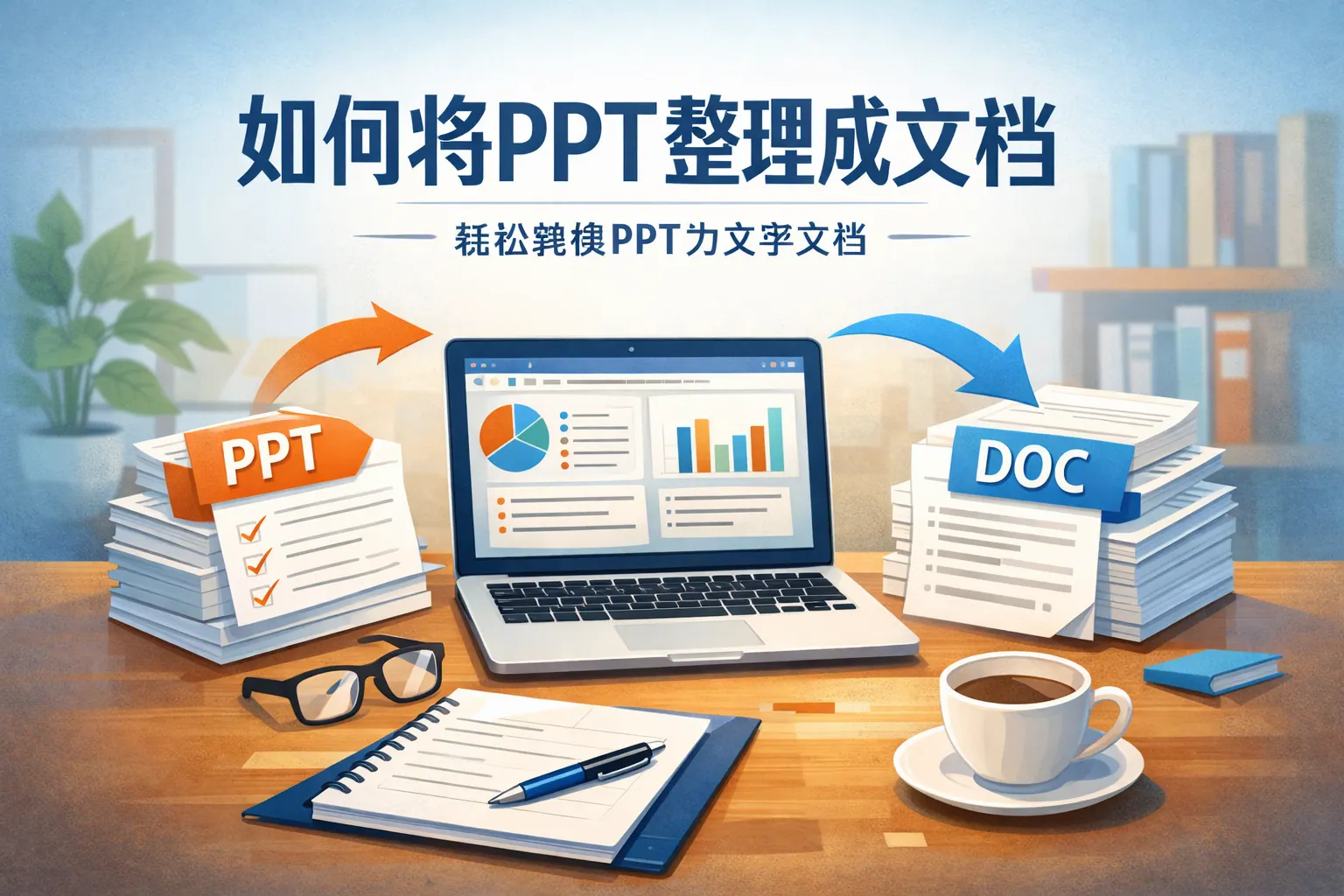 如何将ppt整理成文档