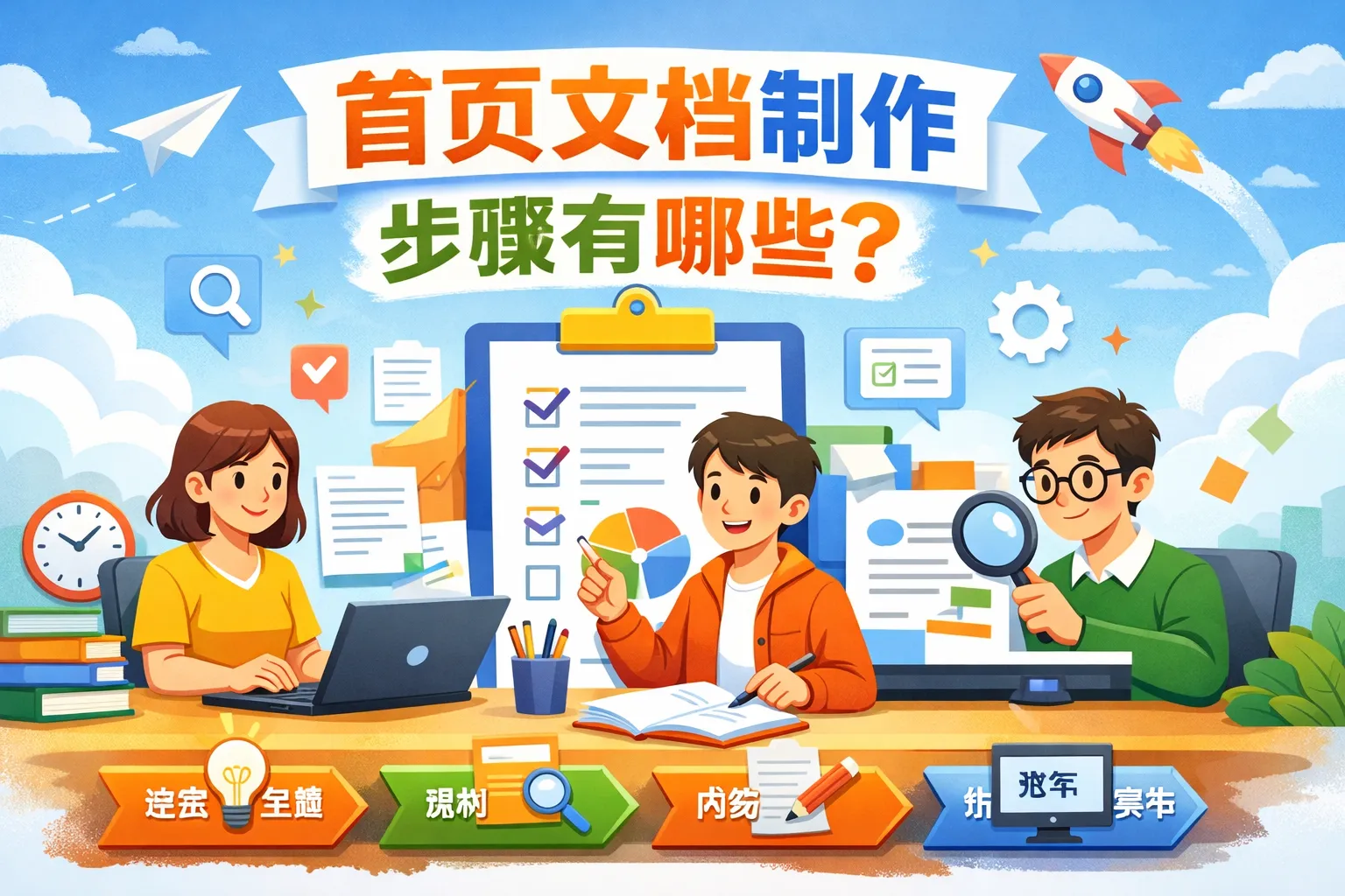 首页文档制作步骤有哪些