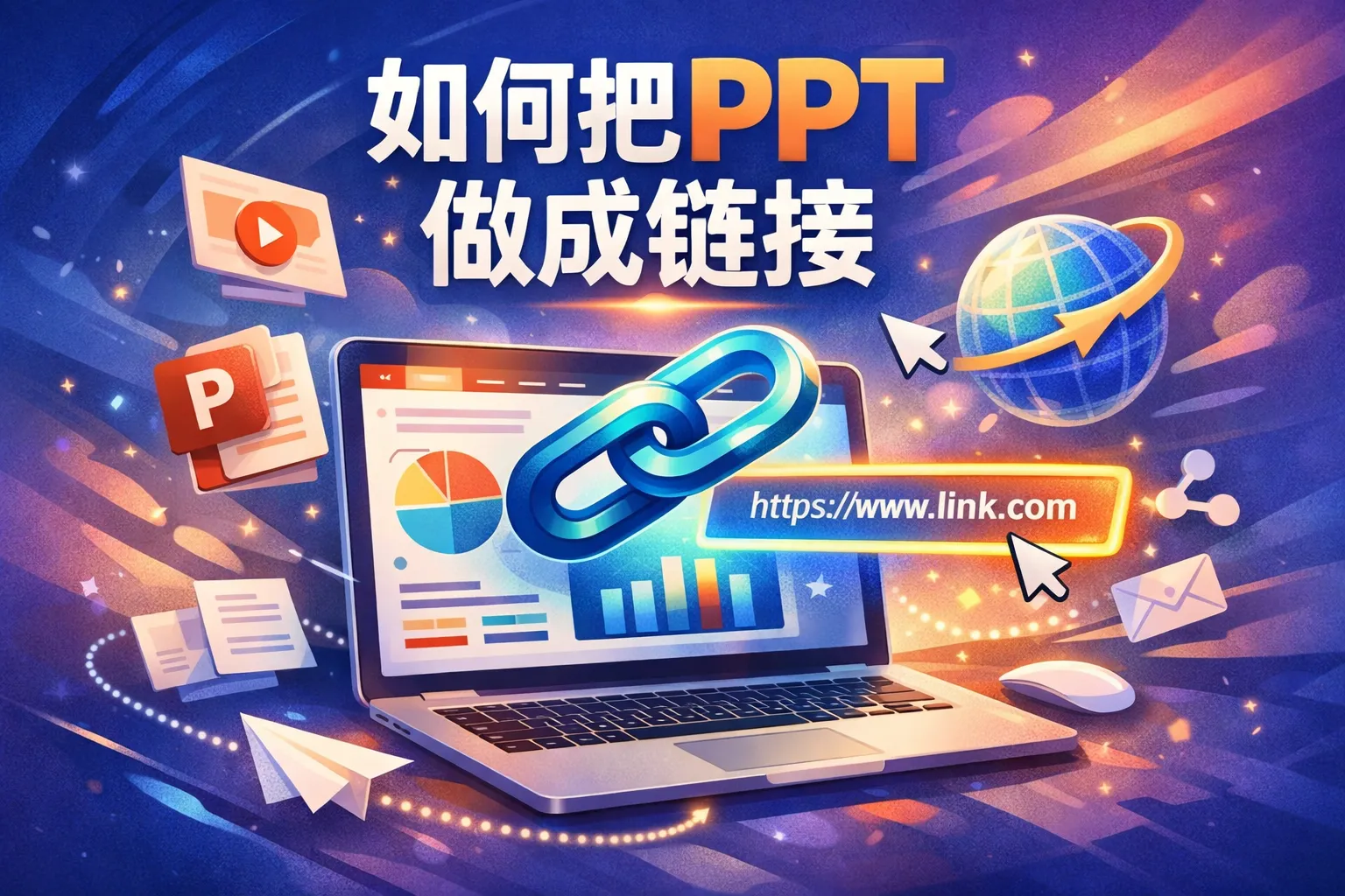 如何把ppt做成链接