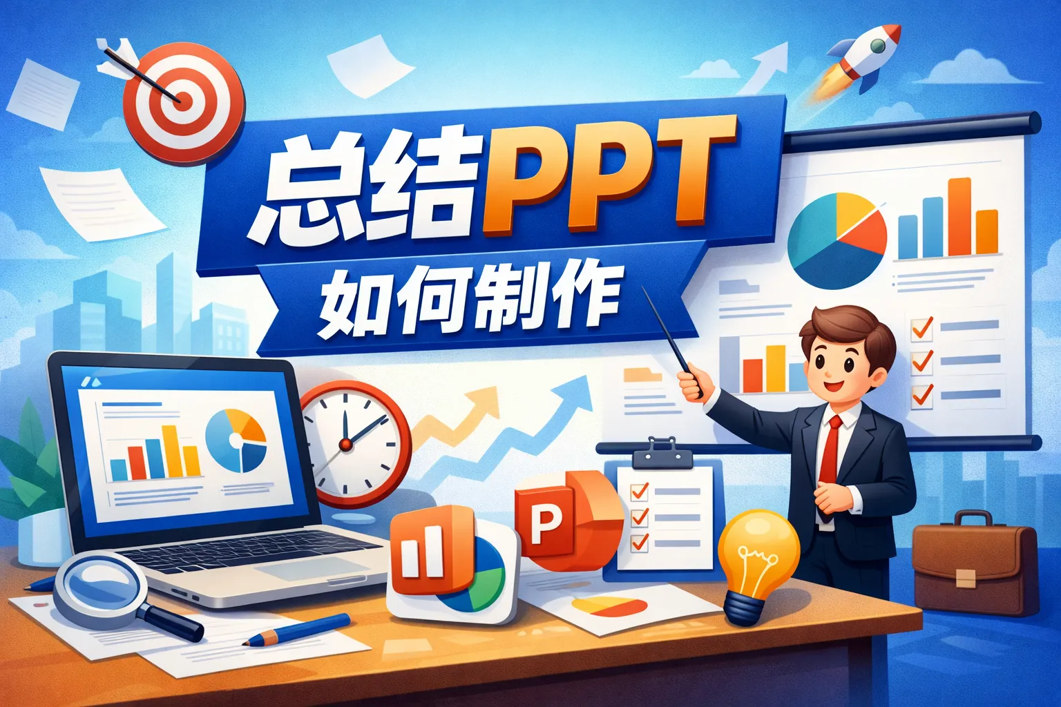 总结ppt如何制作