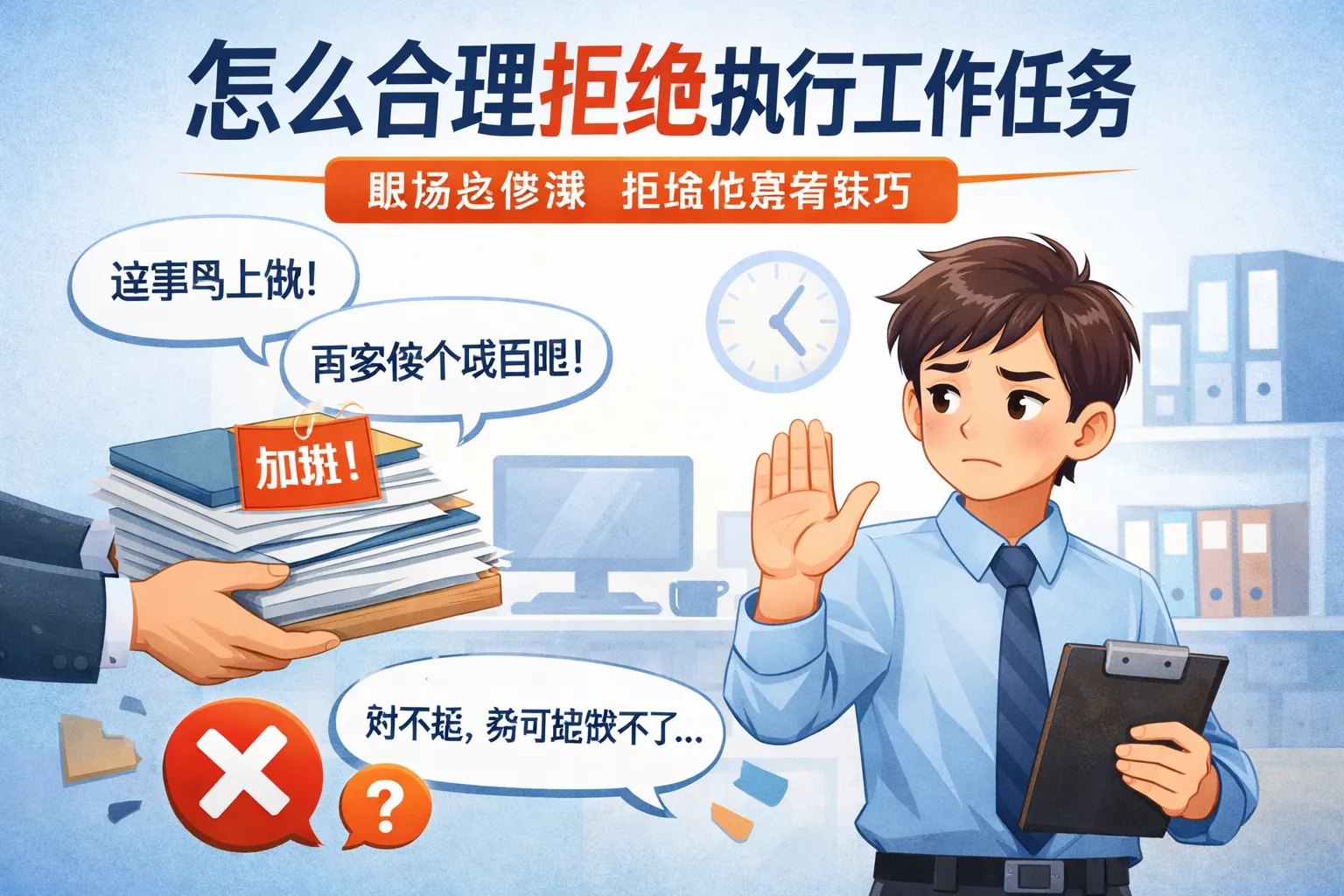 怎么合理拒绝执行工作任务