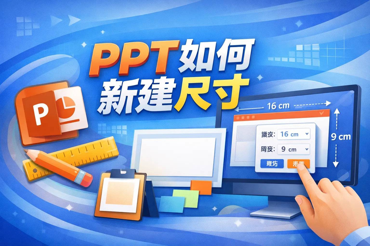 ppt如何新建尺寸