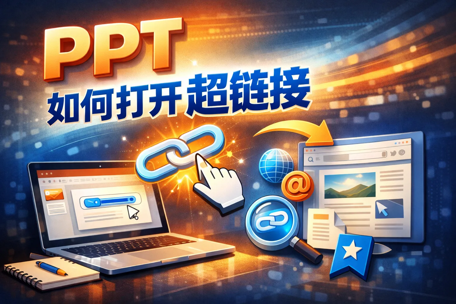 ppt如何打开超链接