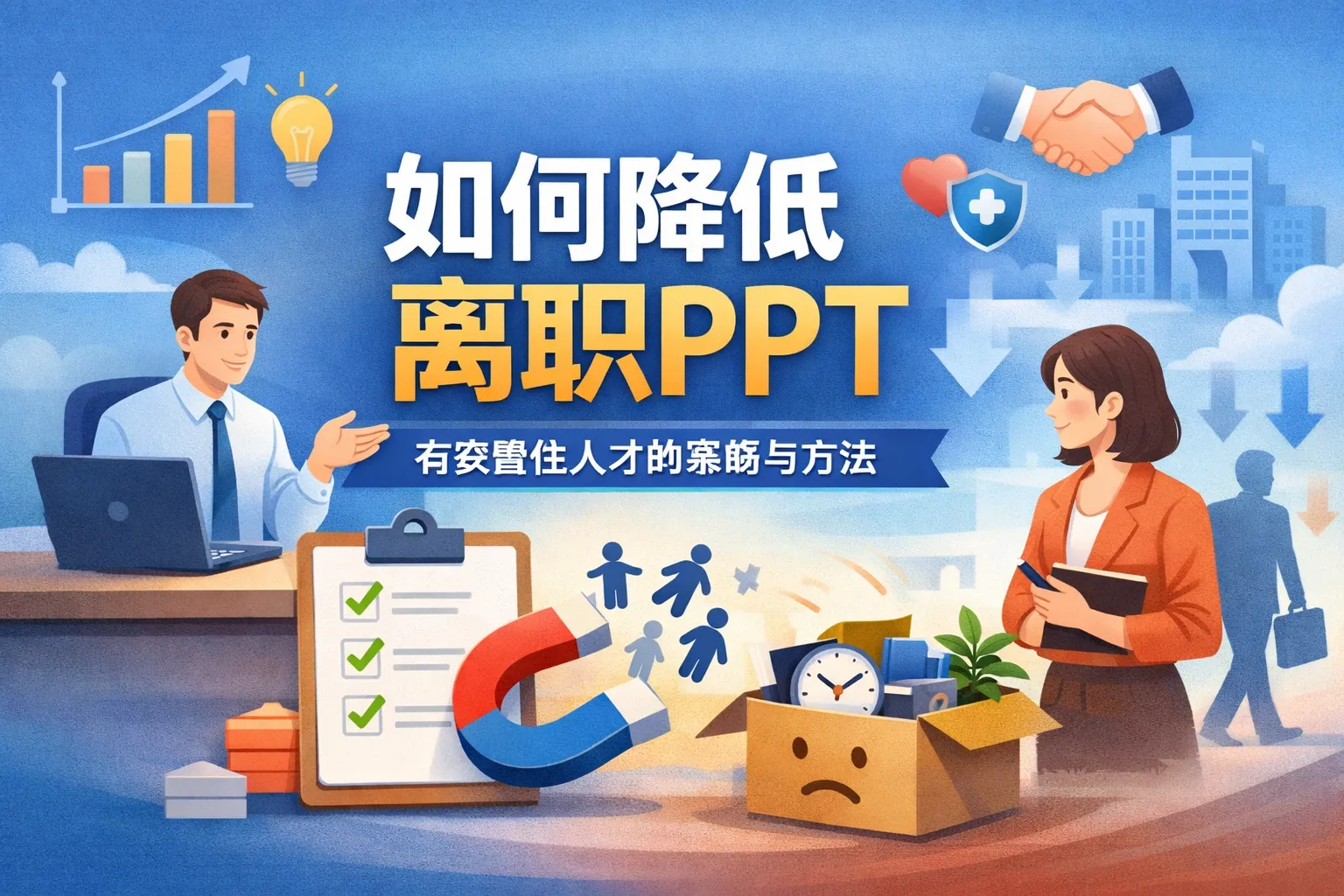 如何降低离职ppt