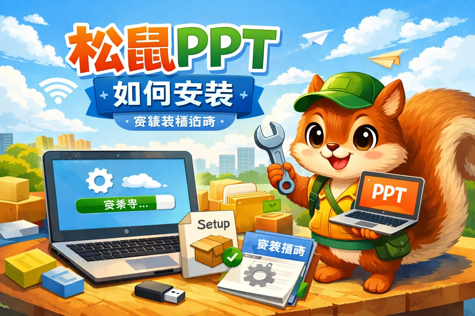 松鼠ppt如何安装