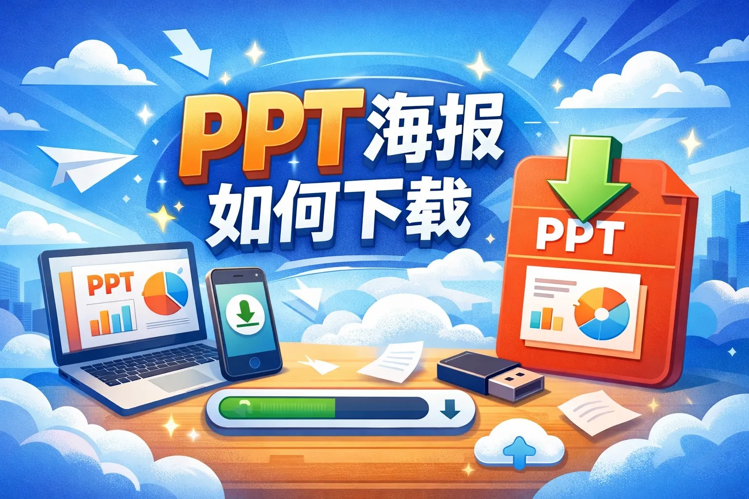 ppt海报如何下载