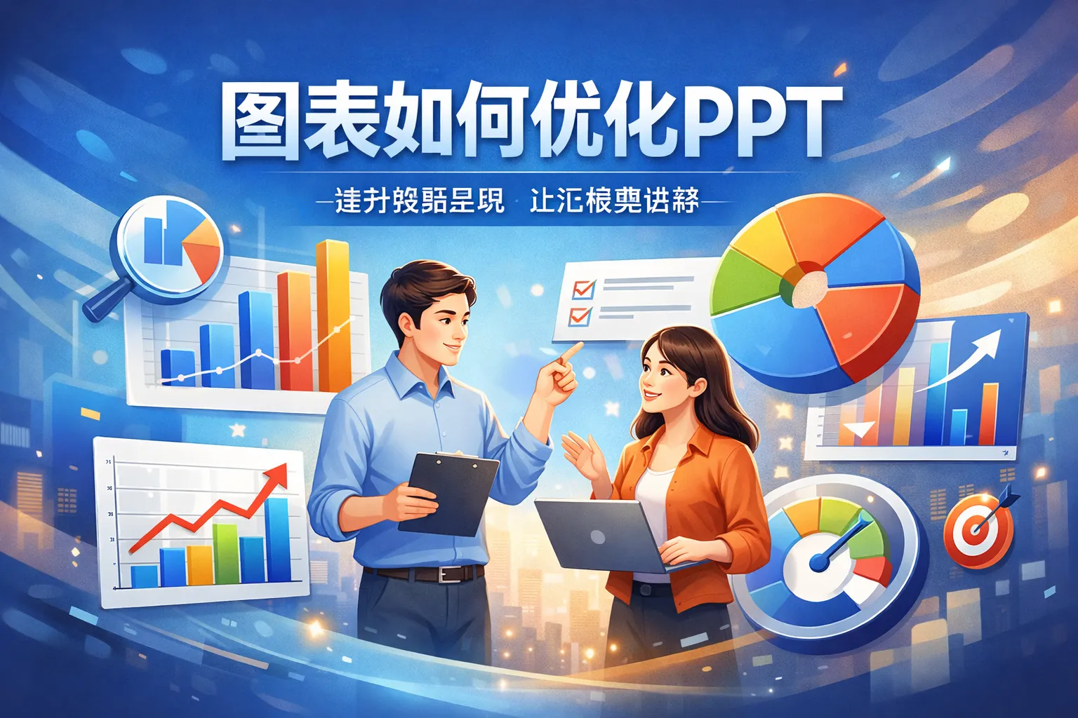 图表如何优化PPT