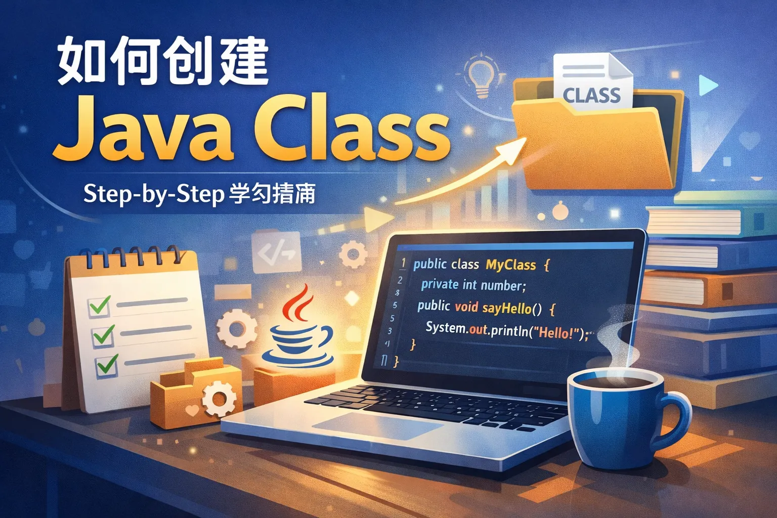 如何创建java class