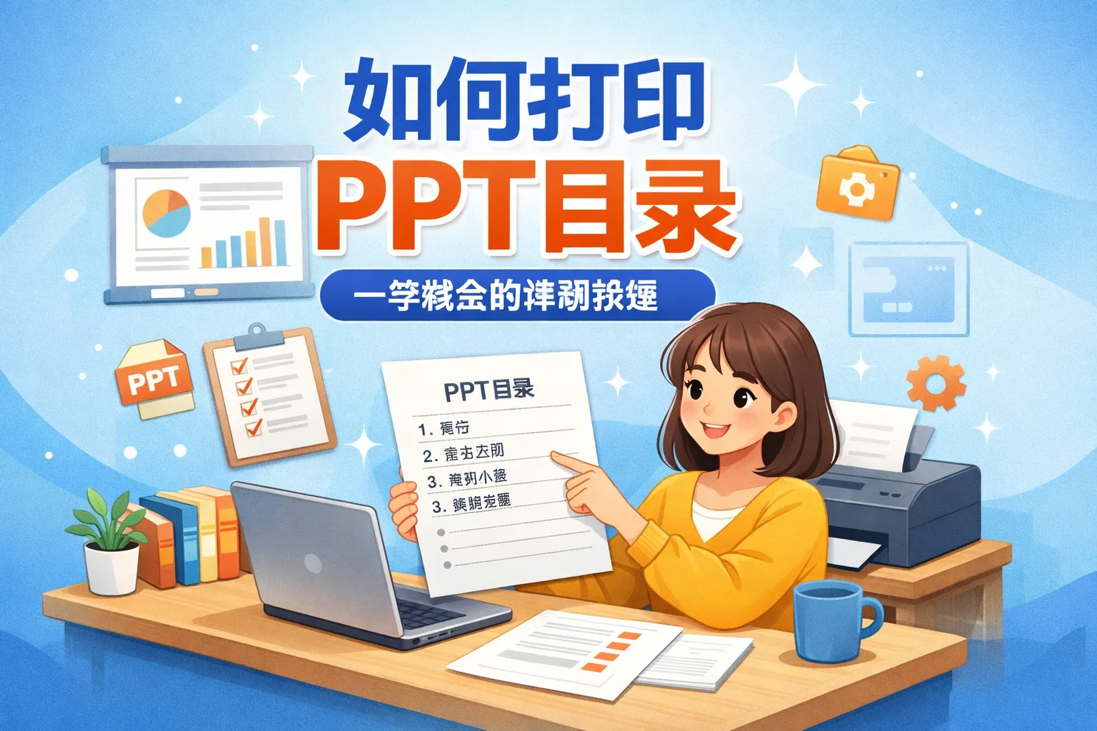 如何打印ppt目录