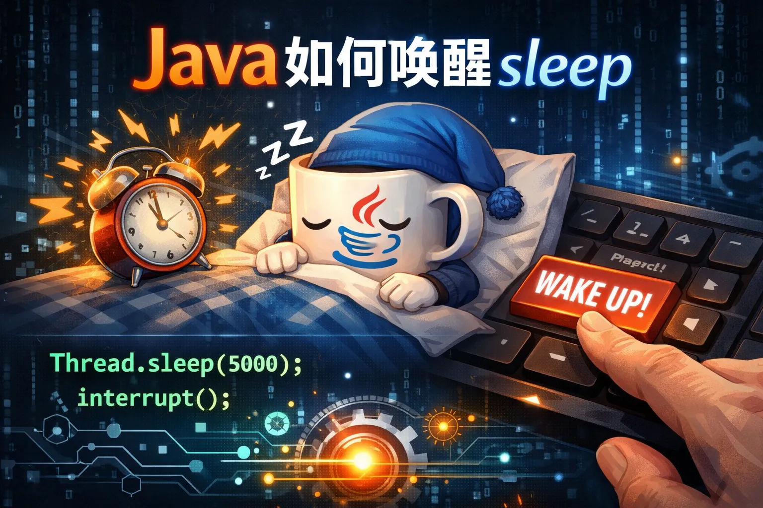 Java如何唤醒sleep