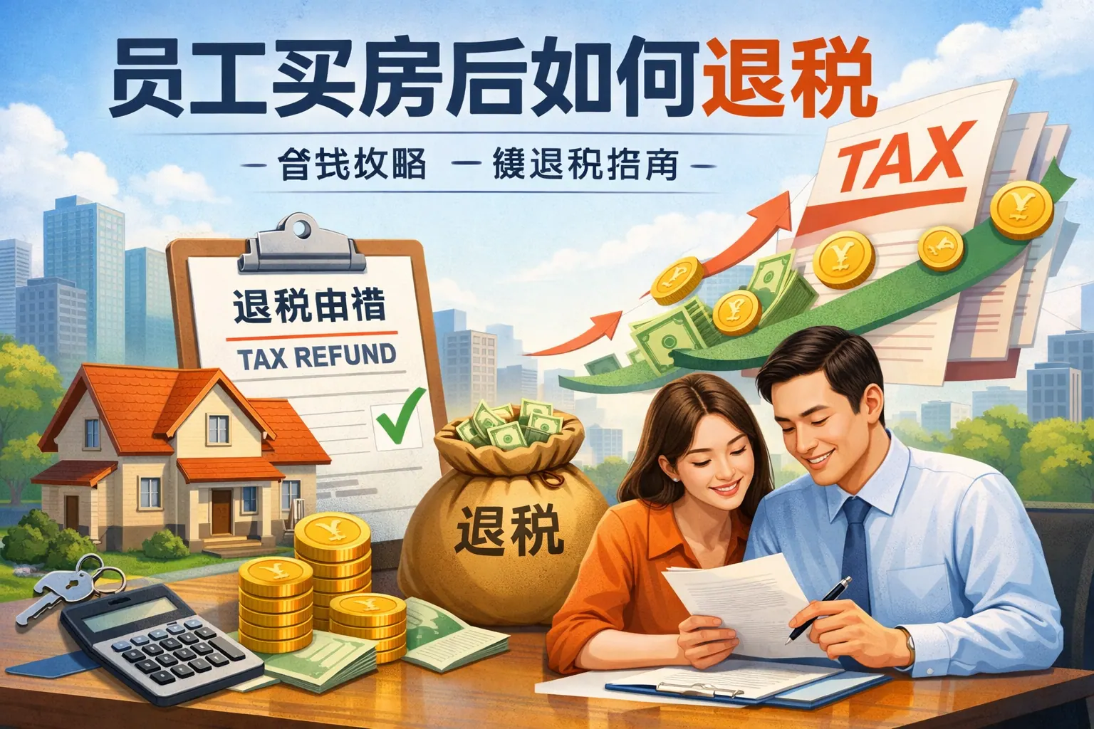 员工买房后如何退税