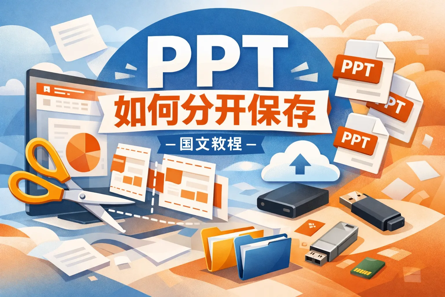 ppt如何分开保存