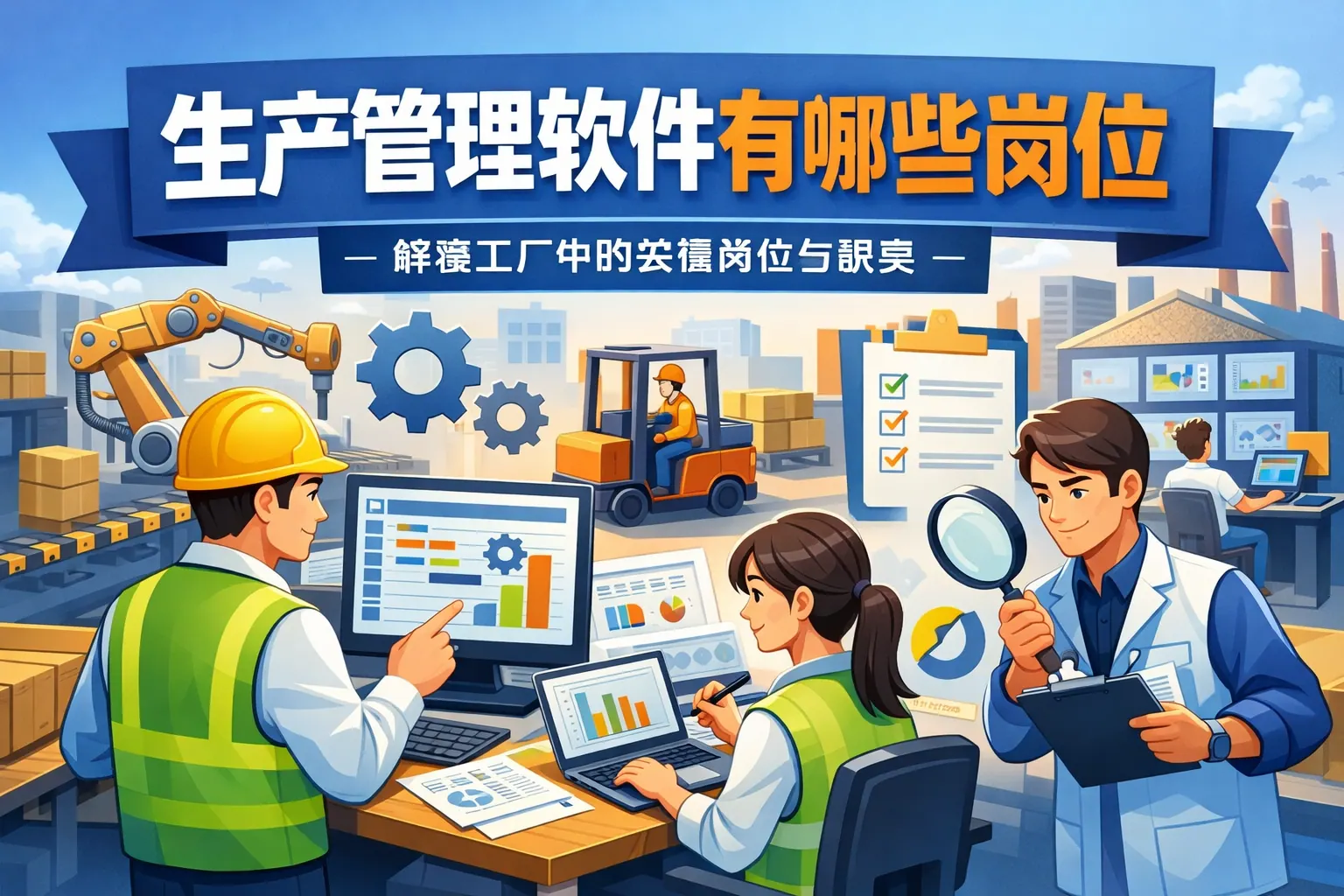 生产管理软件有哪些岗位