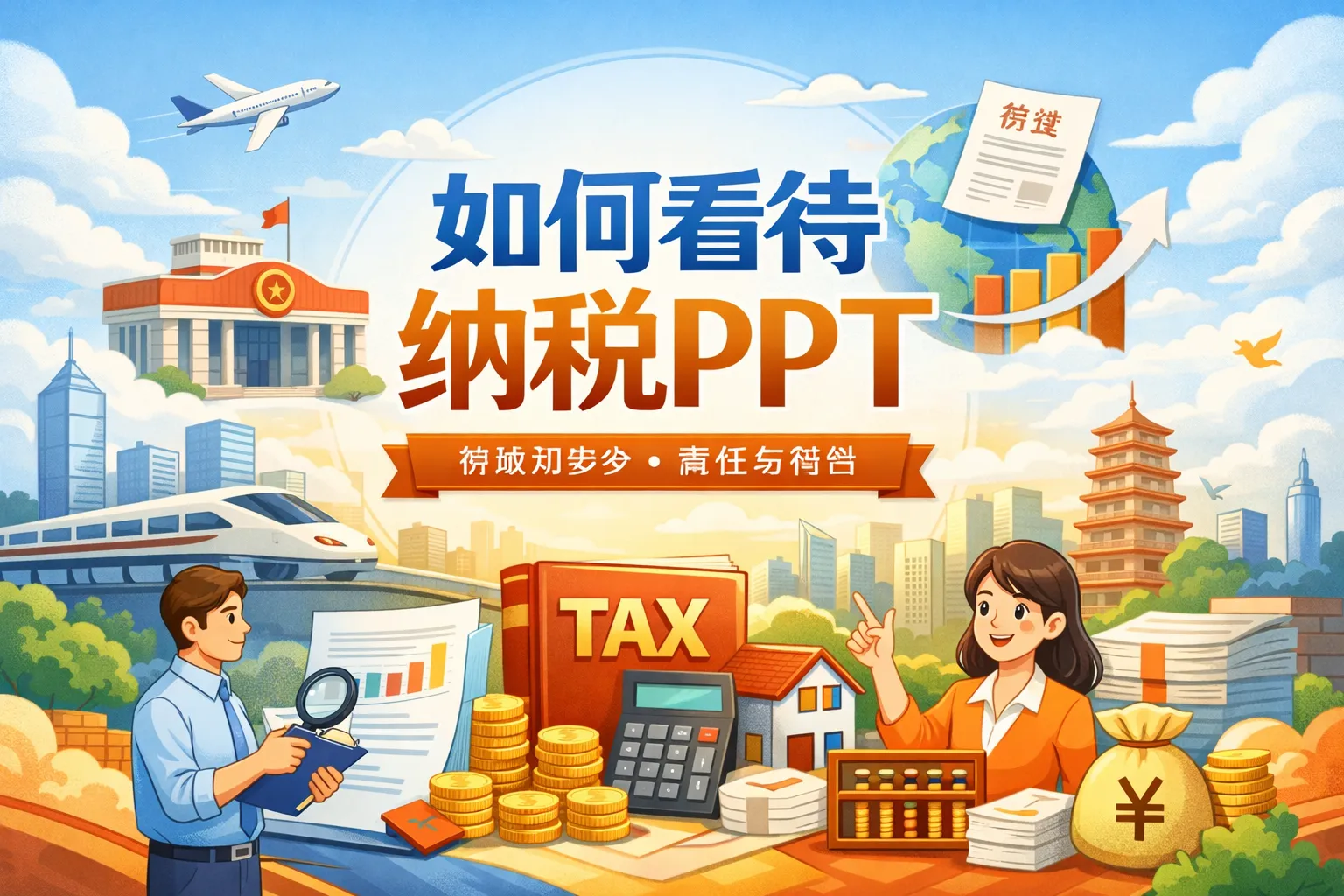 如何看待纳税ppt