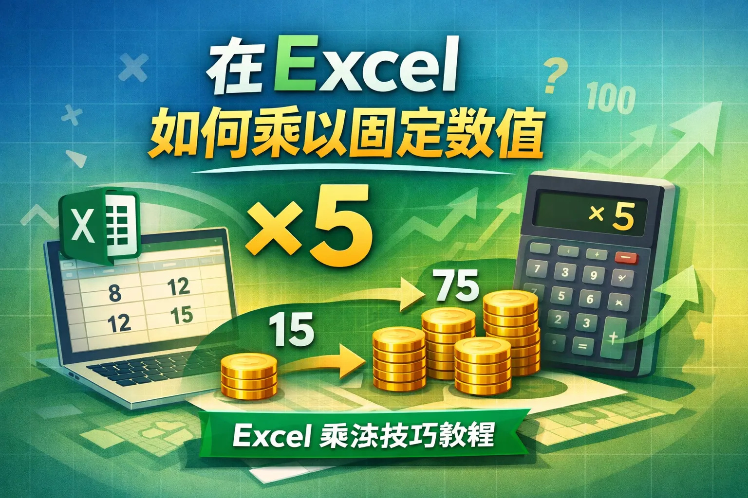在excel如何乘以固定数值