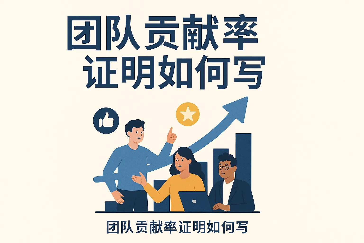 团队贡献率证明如何写