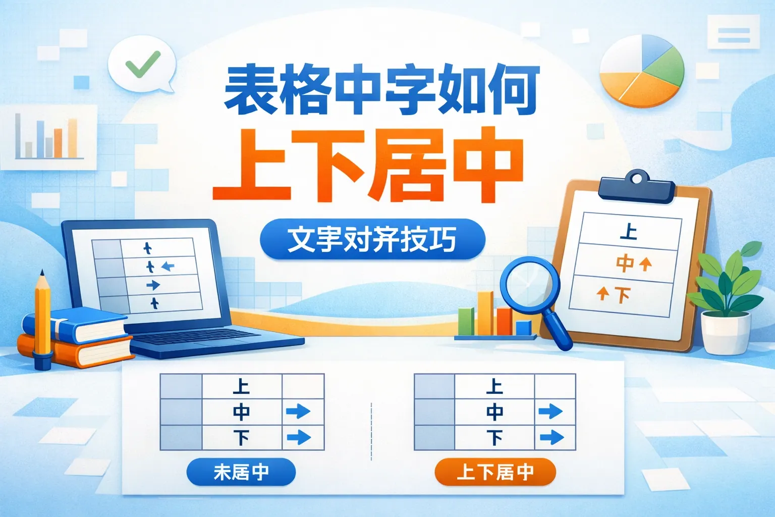 ppt中表格的字如何上下居中