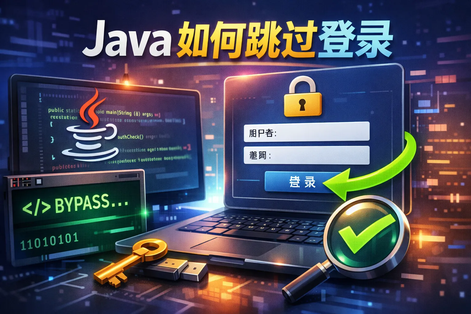 java 如何跳过登录
