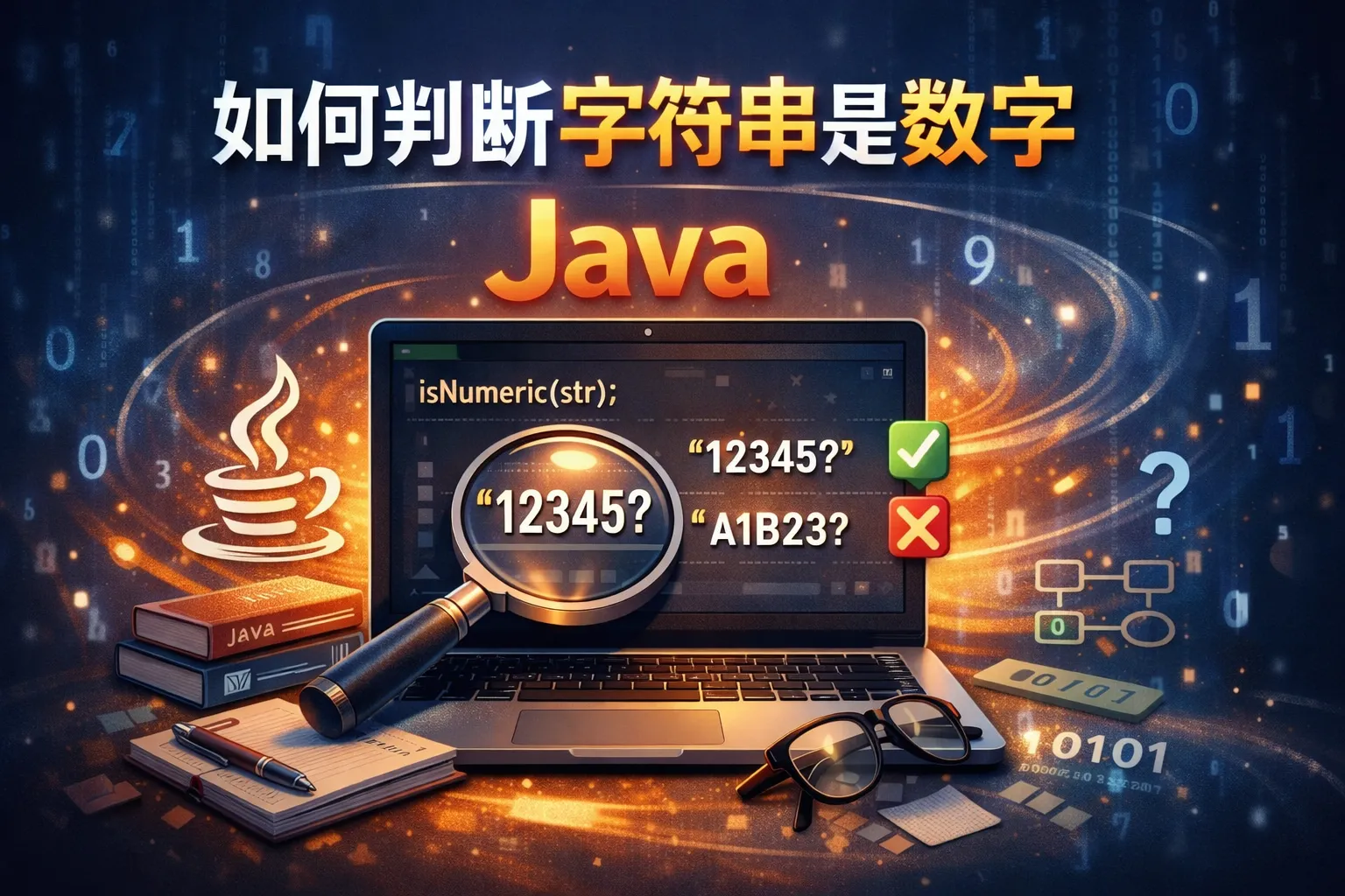 如何判断字符串是数字 java