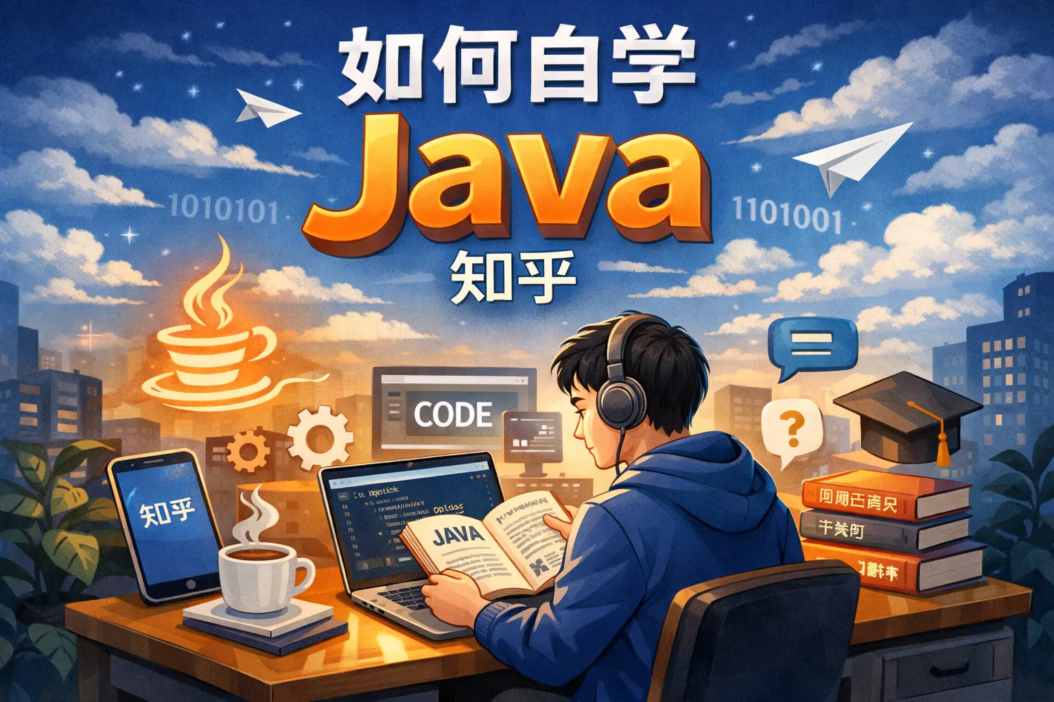 如何自学java知乎