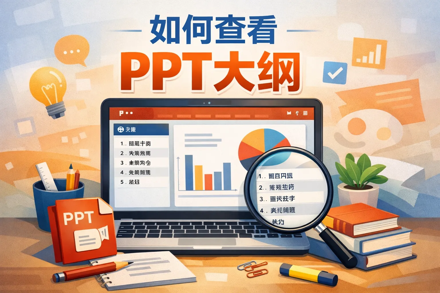 如何查看ppt大纲