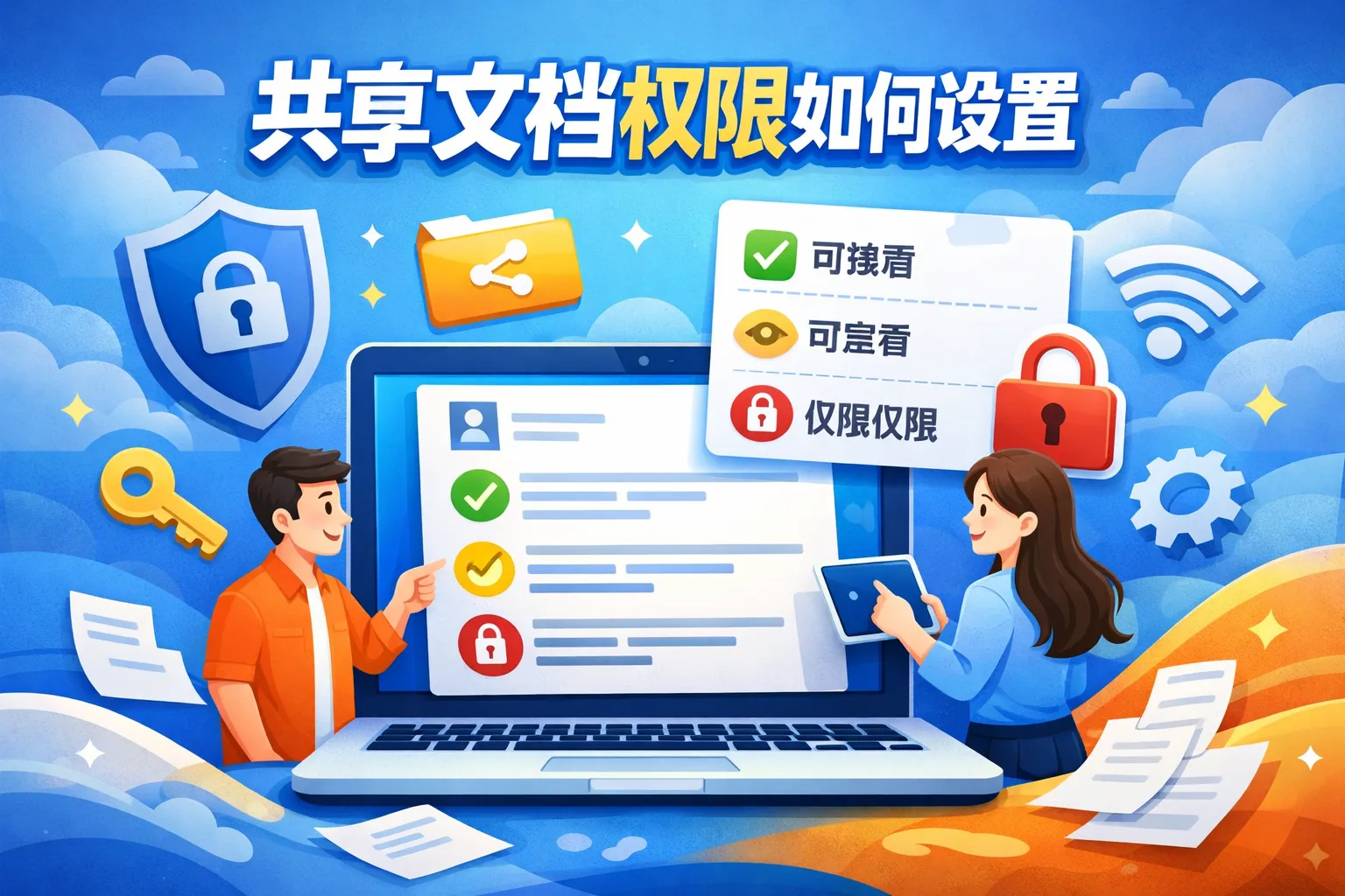 共享文档权限如何设置