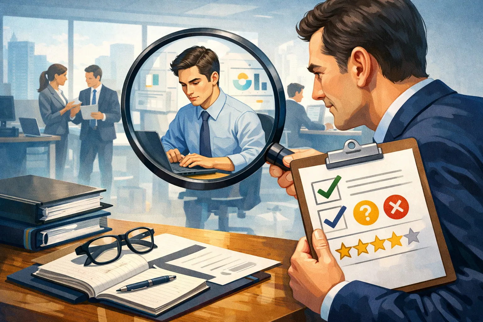 经验如何考察员工