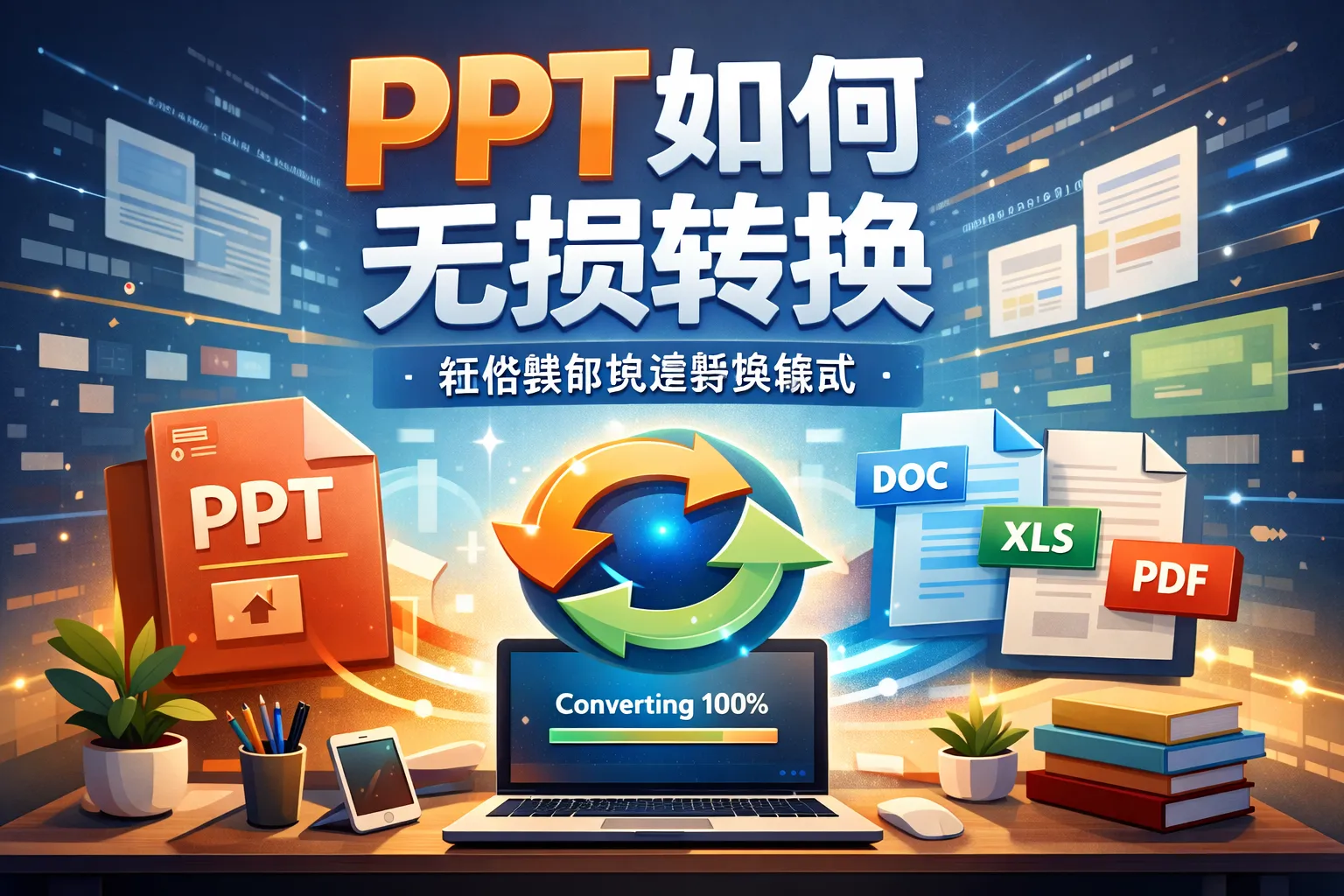 ppt如何无损转换