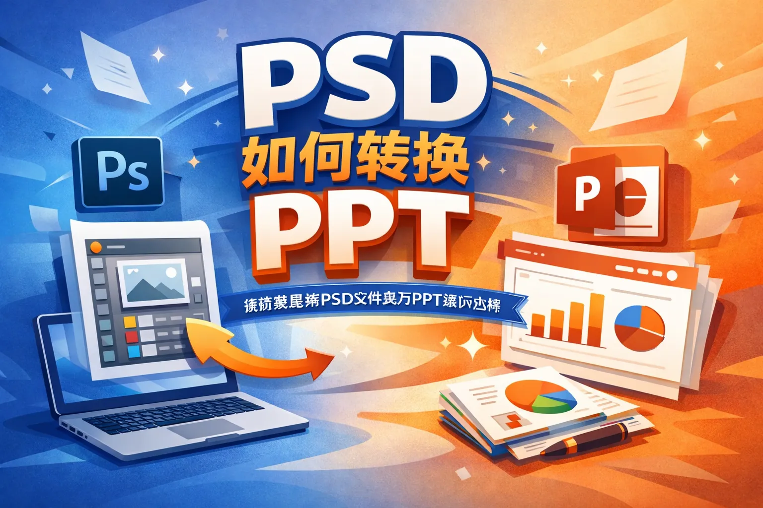 psd如何转换ppt