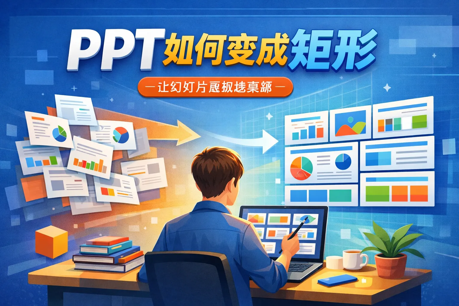 PPT如何变成矩形