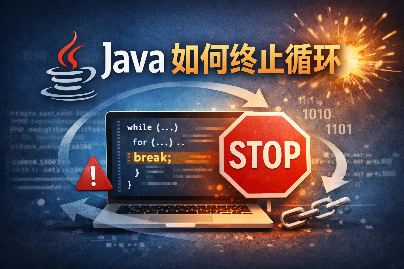 java如何终止循环