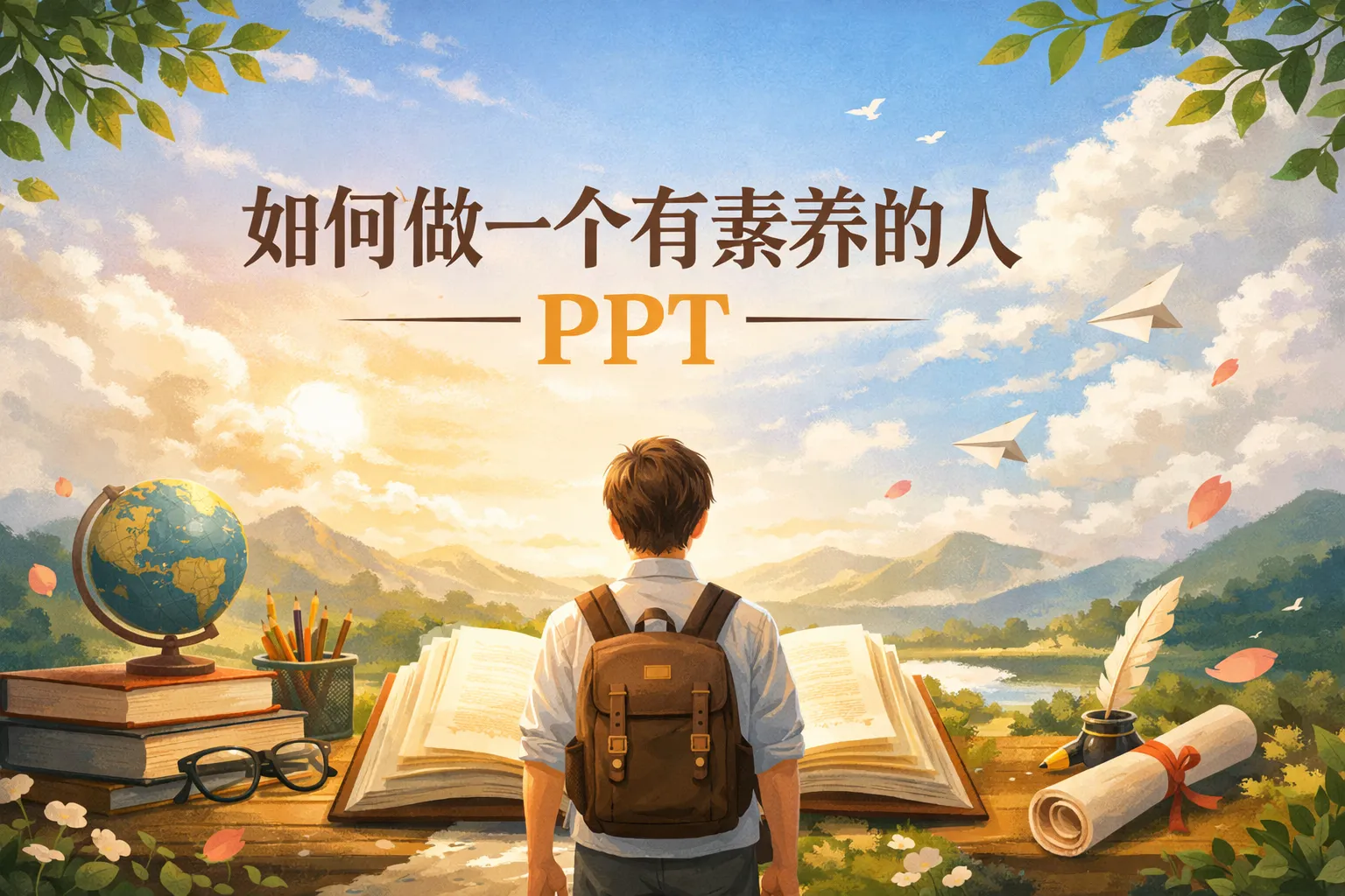 如何做一个有素养的人ppt
