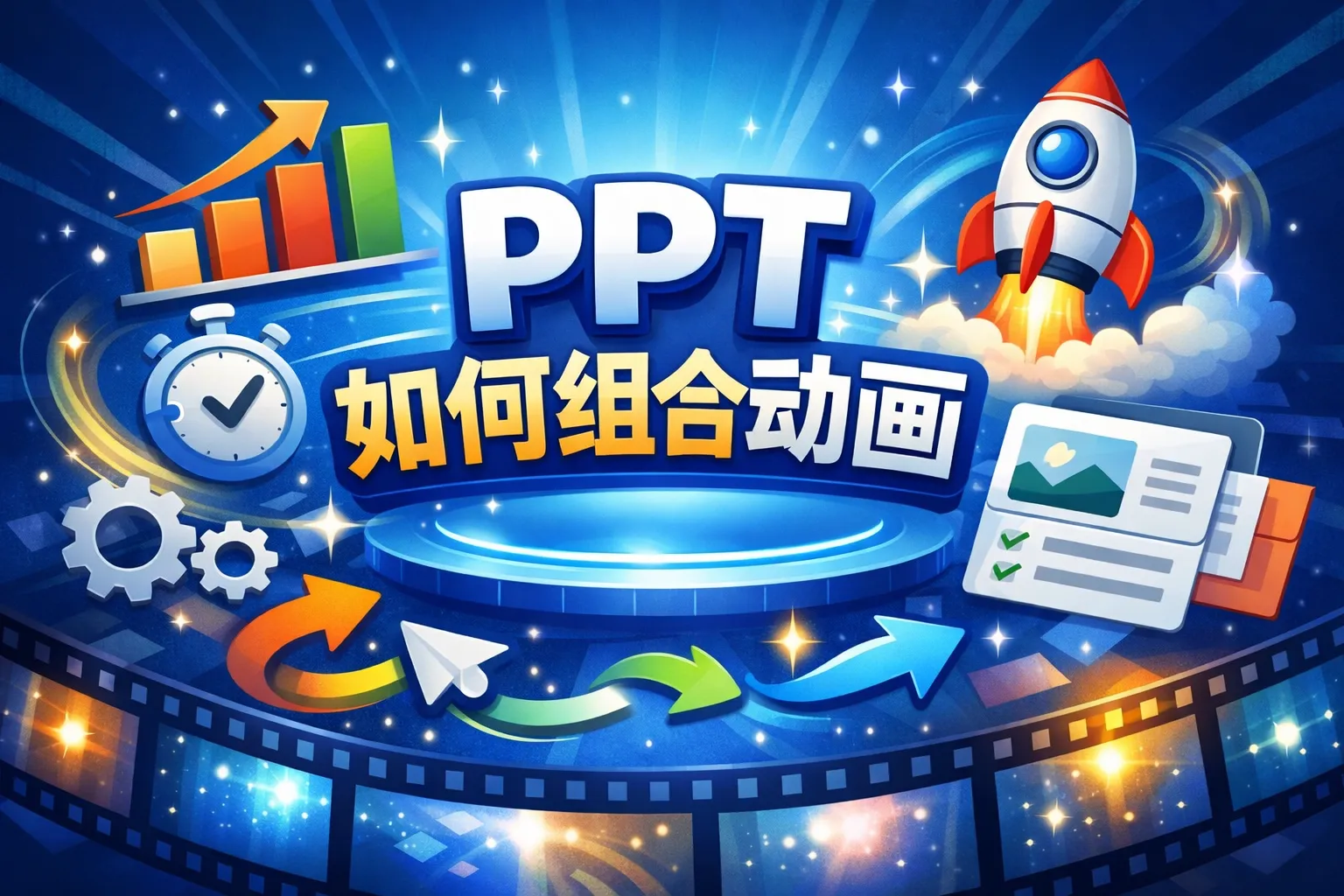 ppt 如何组合动画