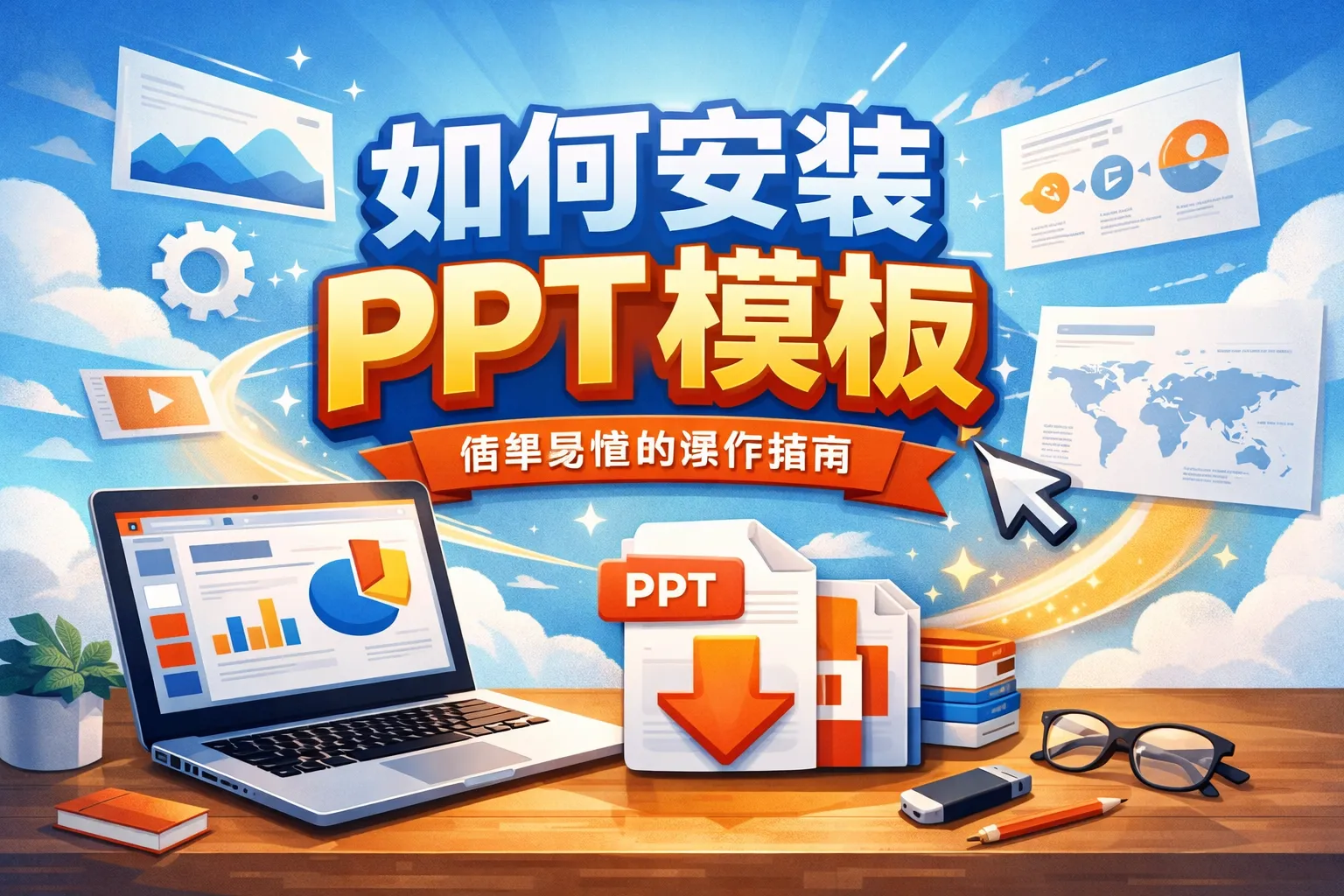 如何安装ppt模板