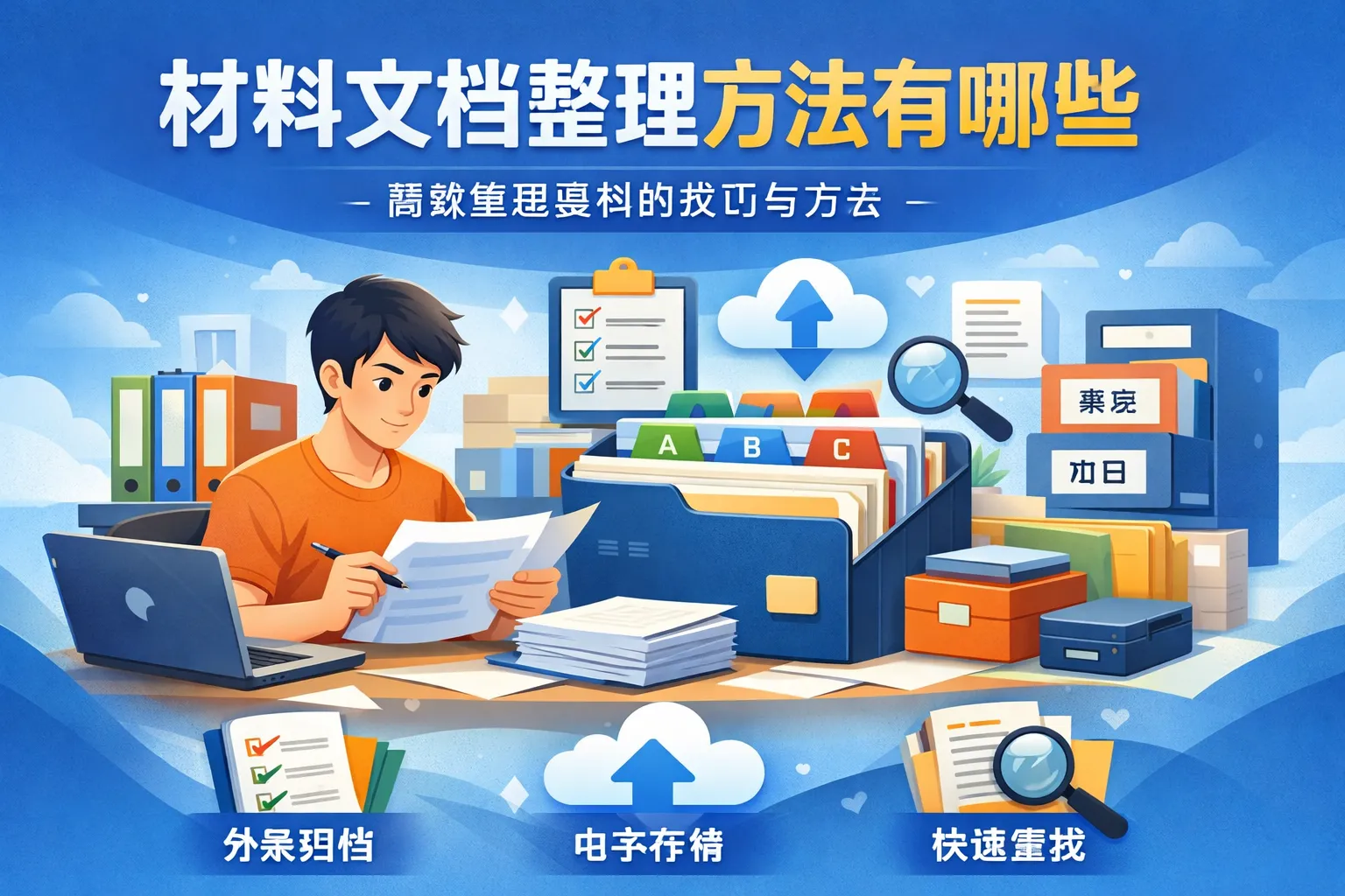 材料文档整理方法有哪些