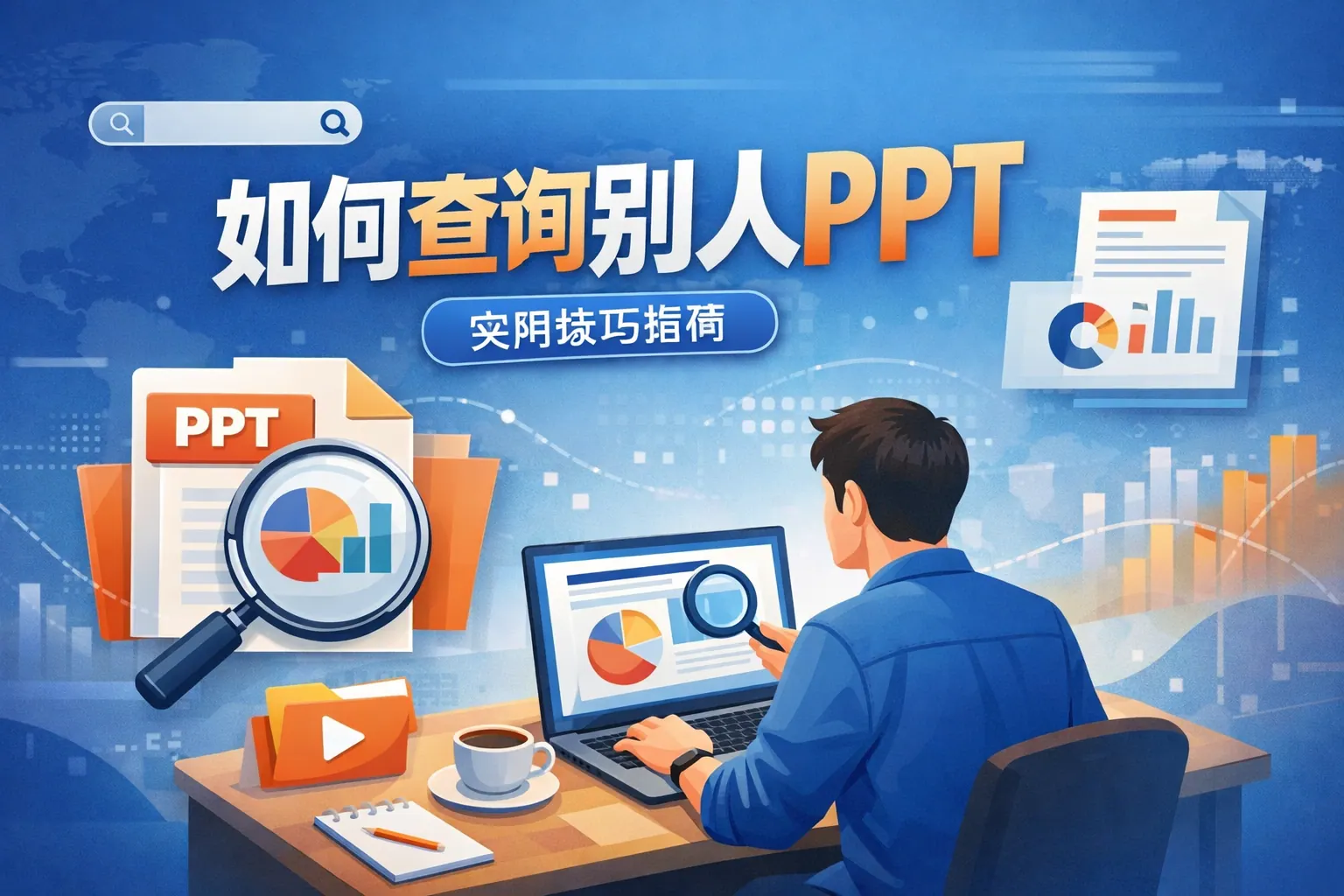 如何查询别人ppt