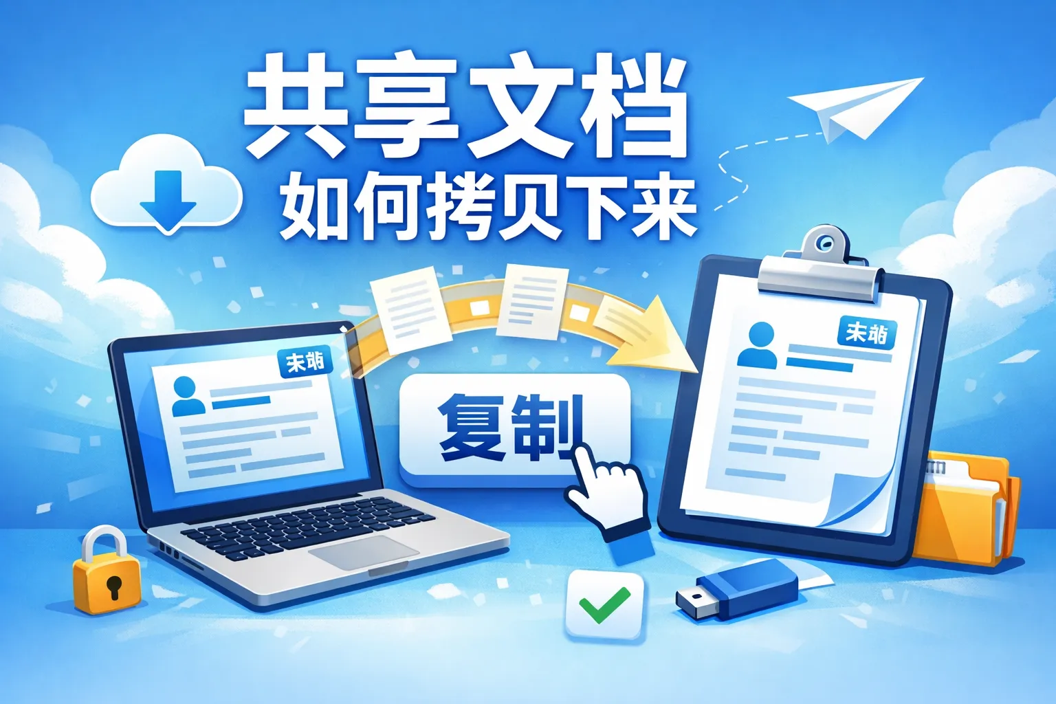 共享文档如何拷贝下来