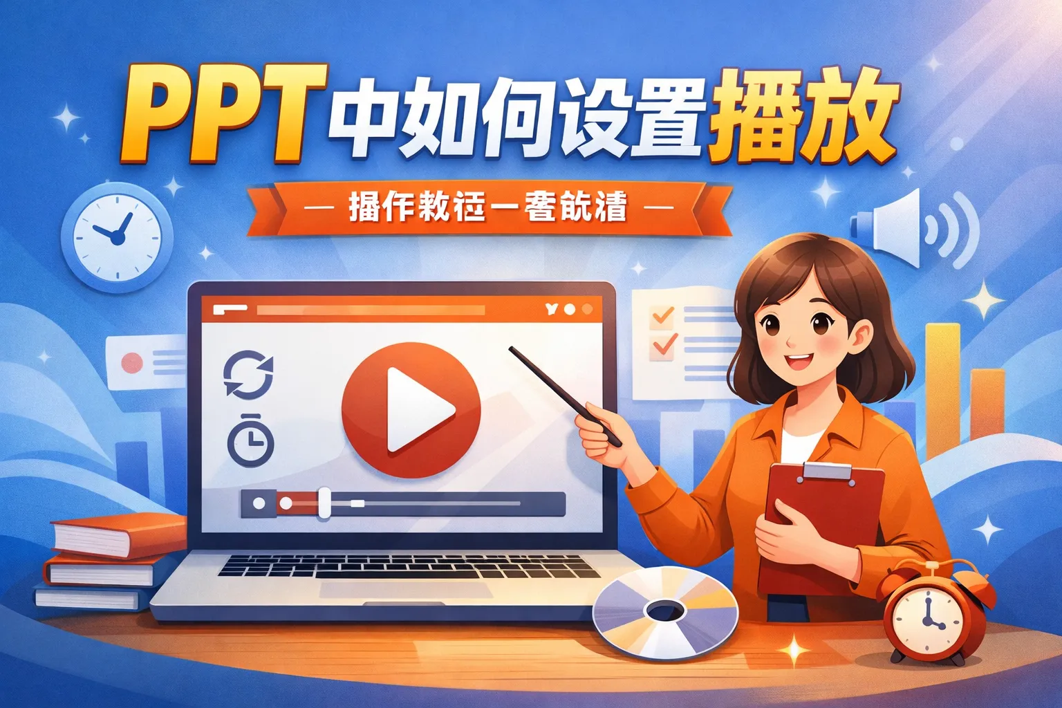 ppt中如何设置播放