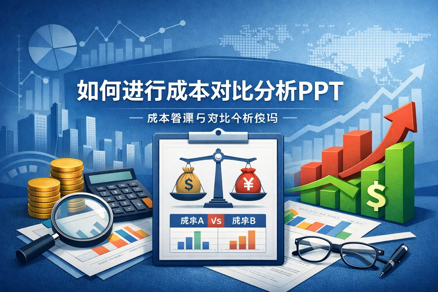 如何进行成本对比分析ppt