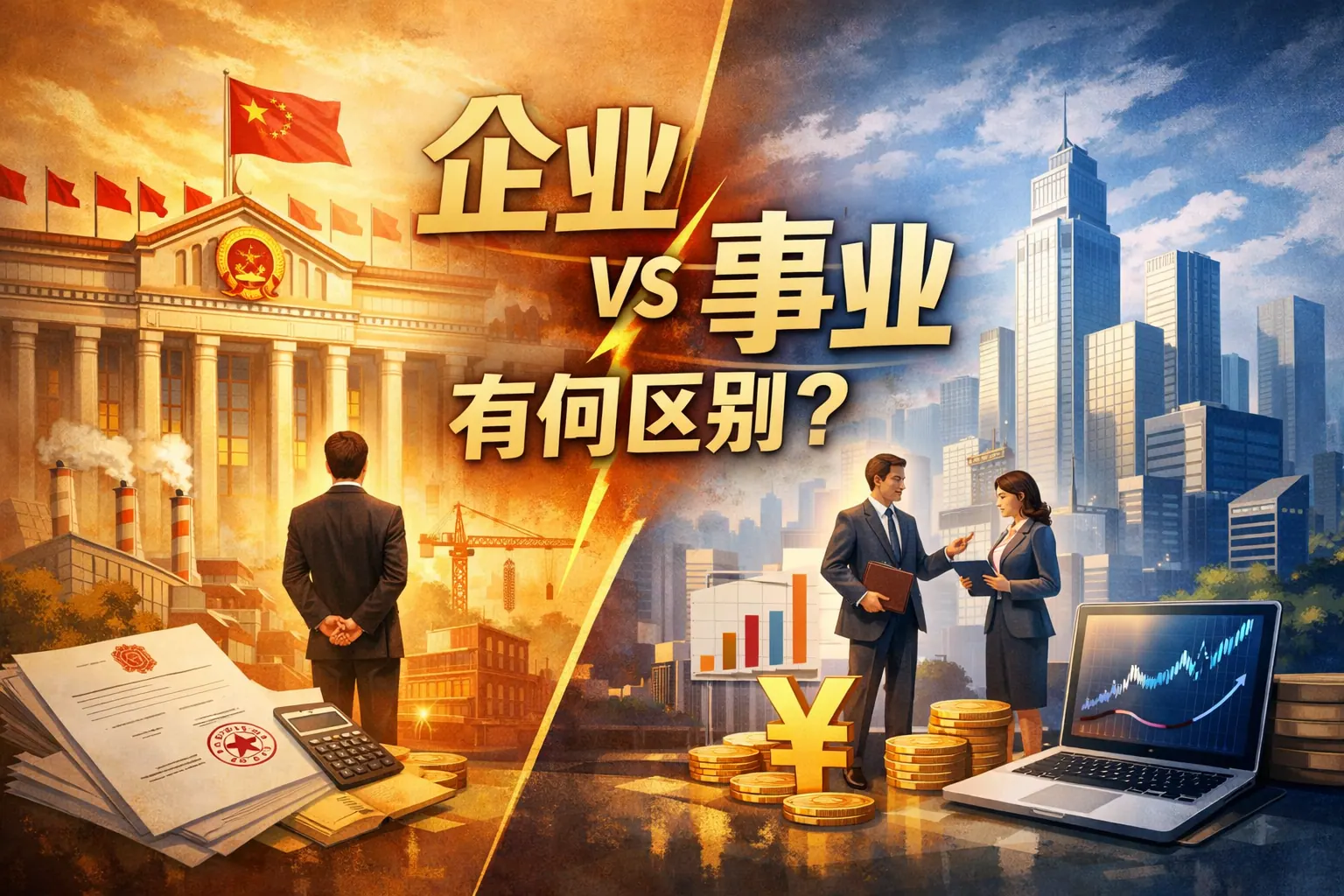 企业事业有何区别