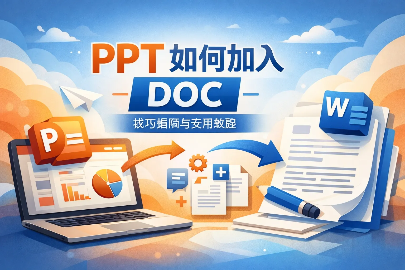 ppt 如何加入doc