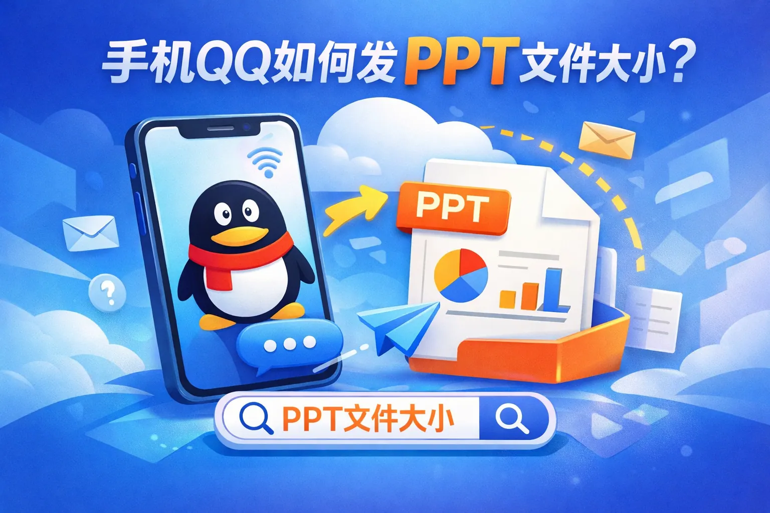 手机qq如何发ppt文件大小