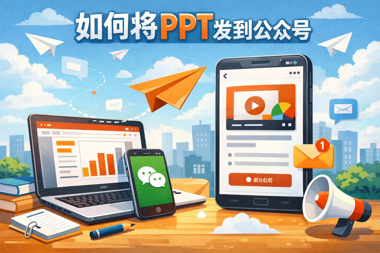 如何将ppt发到公众号