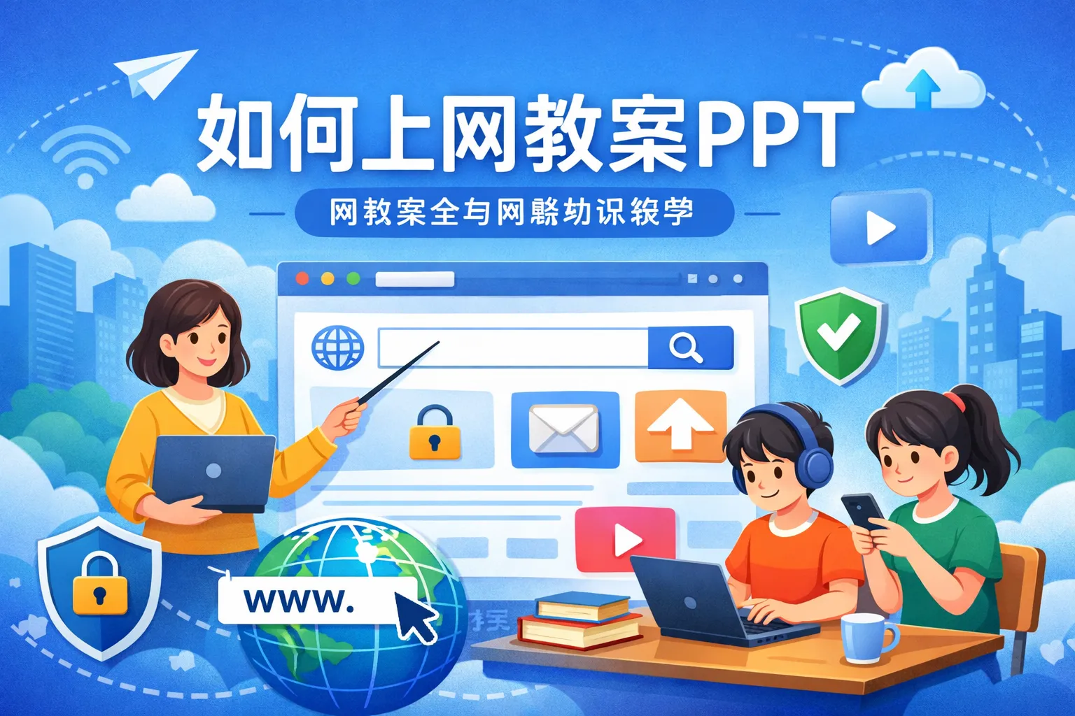 如何上网教案ppt