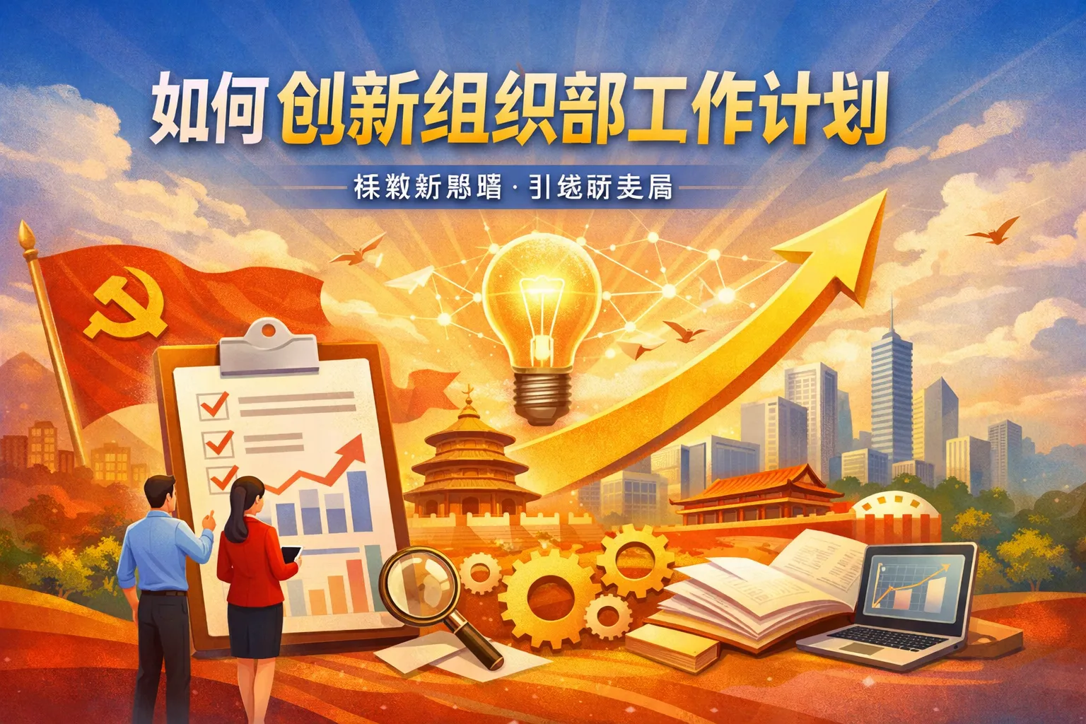 如何创新组织部工作计划