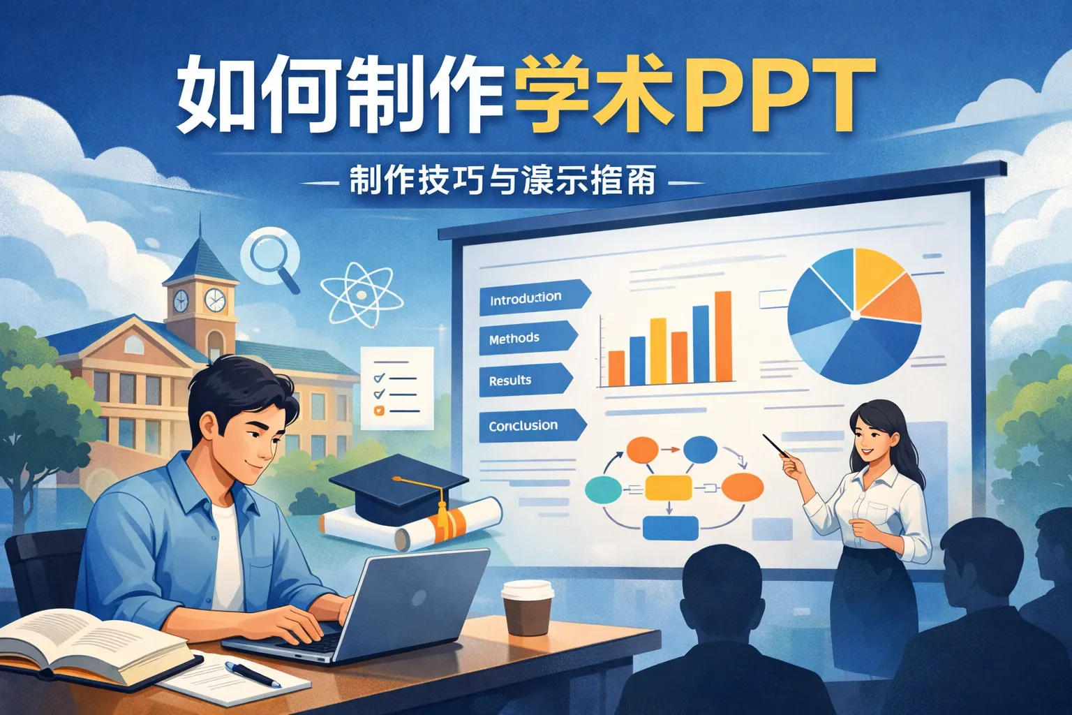 如何制作学术ppt
