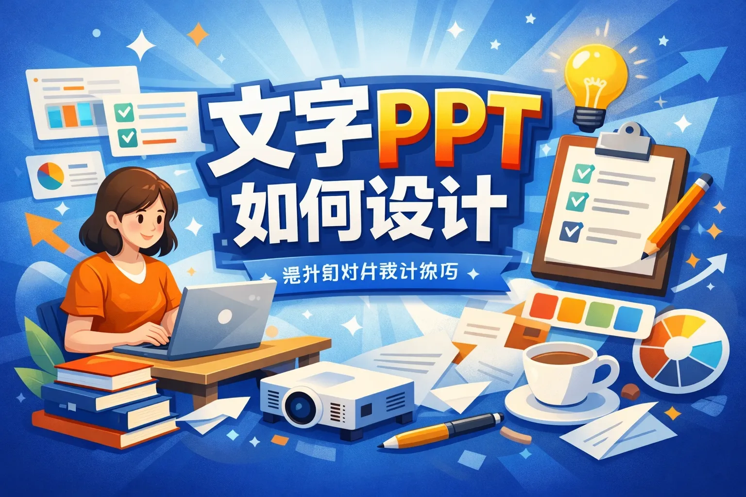 文字ppt如何设计
