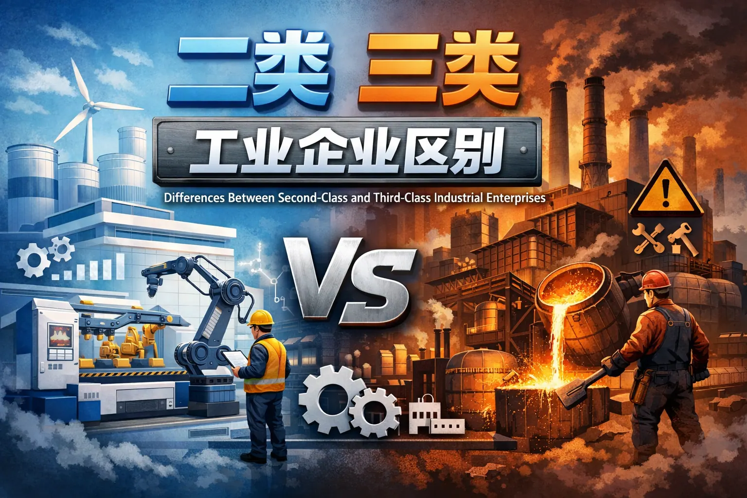 二类三类工业企业区别